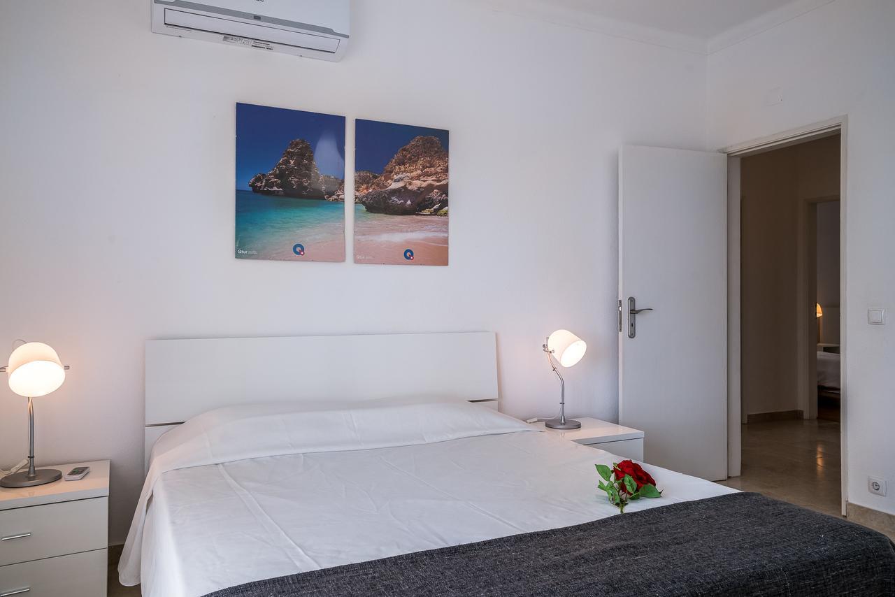 T2 Avenida- Frente Mar, Ar-Condicionado, Wifi Apartment Quarteira Ngoại thất bức ảnh